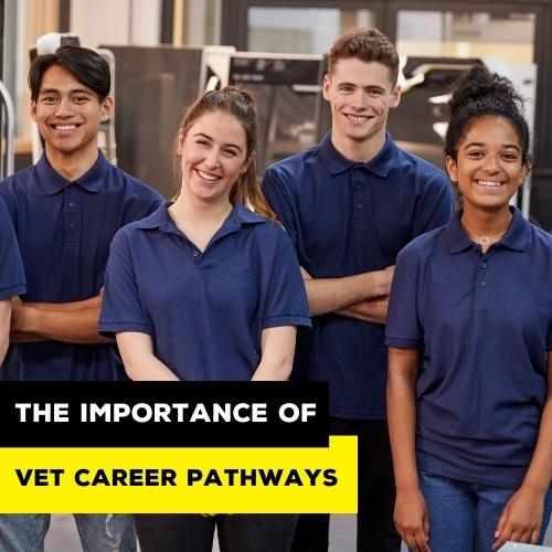 VET career pathway banner